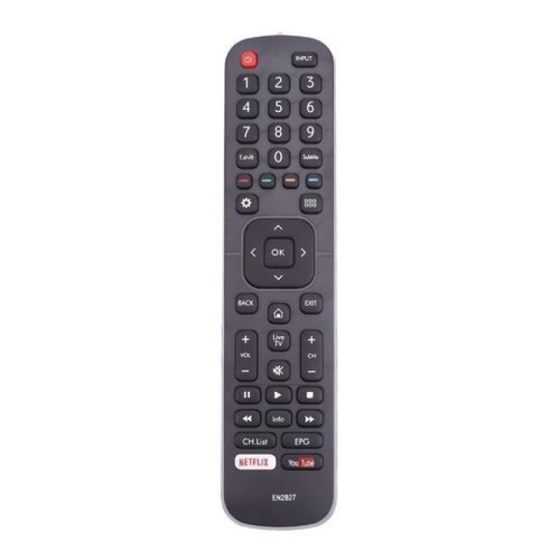 Hisense Smart TV Android TV Internet TV Remote Control - Black