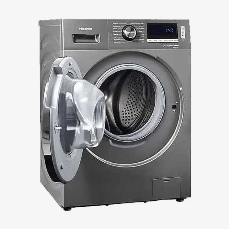 Hisense 9KGS STEAM WASHER front load WFHV9014T-Grey - Image 3