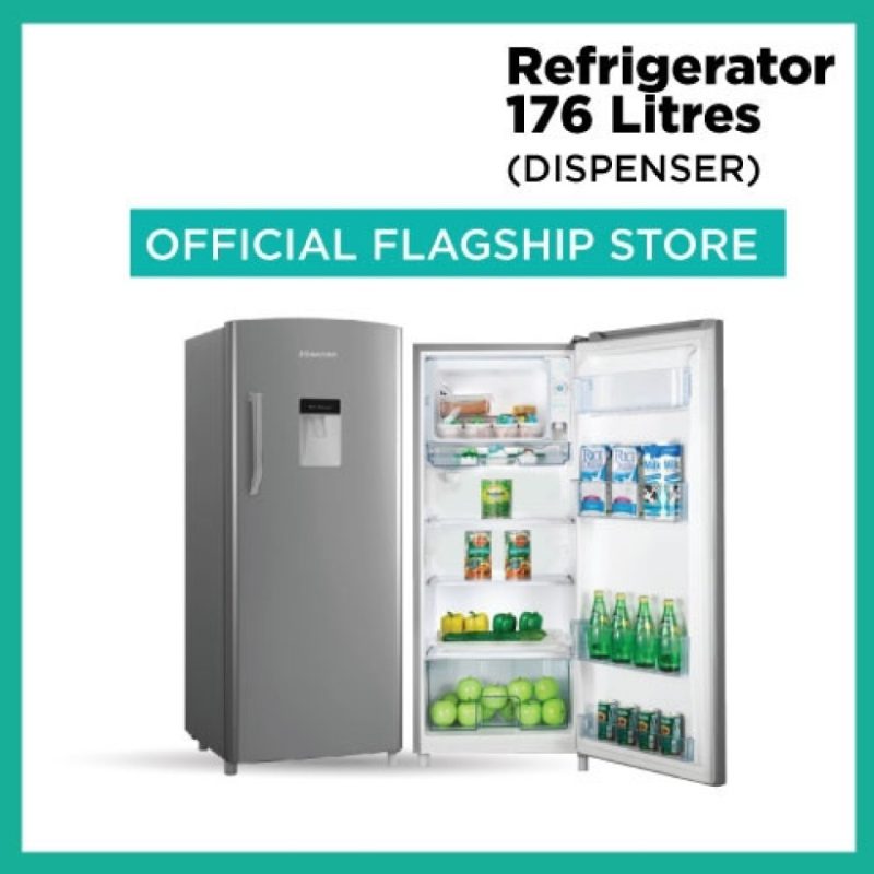 Hisense REF176DR 176L Fridge WITH INBUILT DISPENSER - Image 3